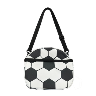 LONCHERA, OXFORD, BLANCO, 21*25*15CM cm, LONCHERA TERMICA CON DISEÑO DE FOOTABALL