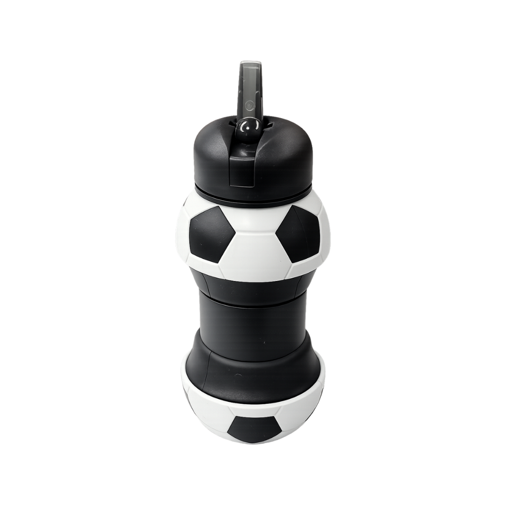 [P299337] PACHÓN, SILICÓN, NEGRO, 550 ml, expandible 8.7*11.5cm con diseño de pelota