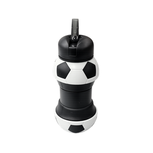 PACHÓN, SILICÓN, NEGRO, 550 ml, expandible 8.7*11.5cm con diseño de pelota