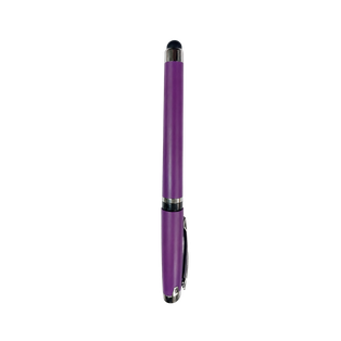 LAPICEROS, PLÁSTICO, MORADO, 14.5 cm, siliconeado , con touch y tinta gel
