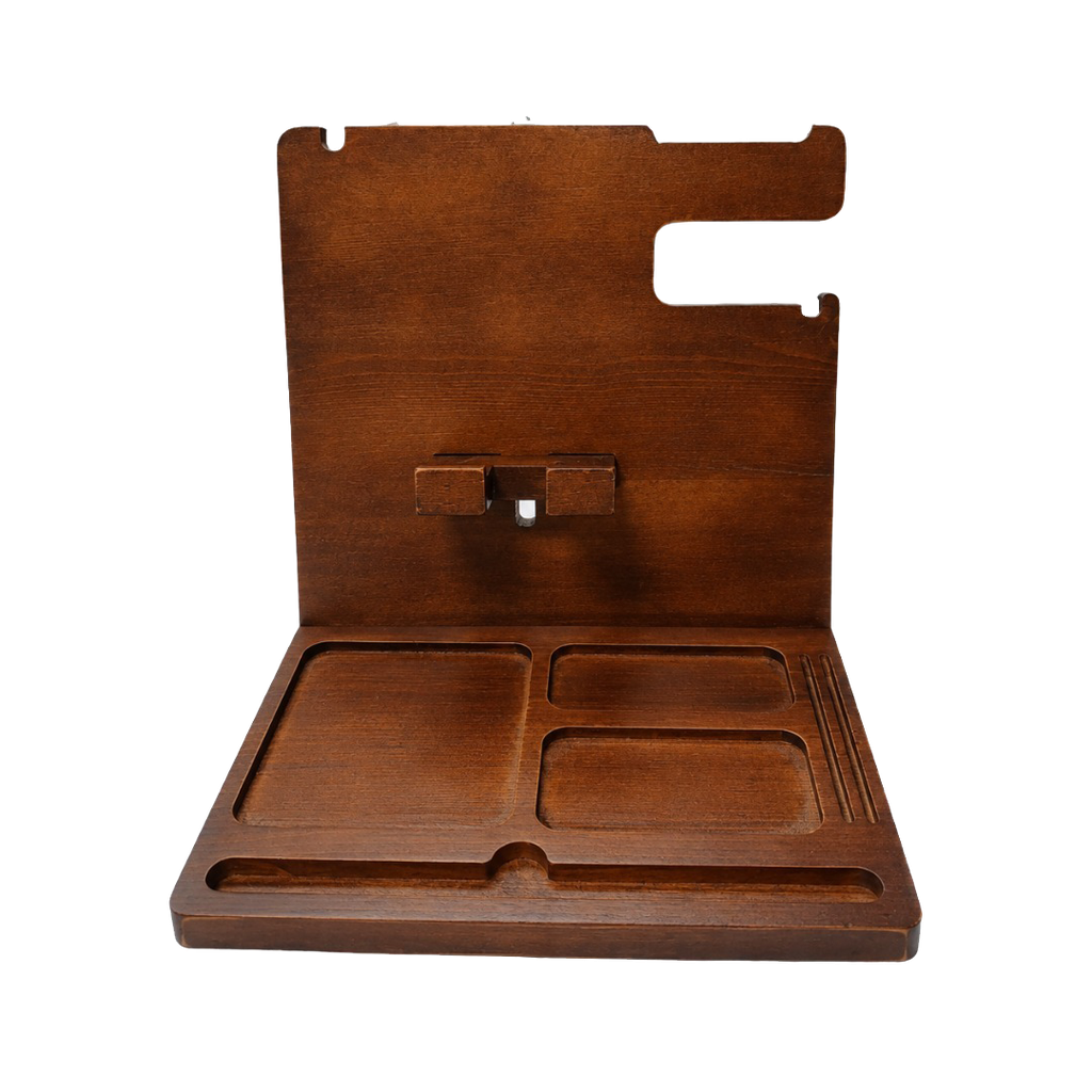 [P299357] ORGANIZADOR, MADERA, NATURAL, 19,75*23*24 cm, armable para teléfono y accesorios