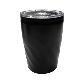VASO, ACERO INOXIDABLE, NEGRO, 350 ml, Twister doble pared interior plástico