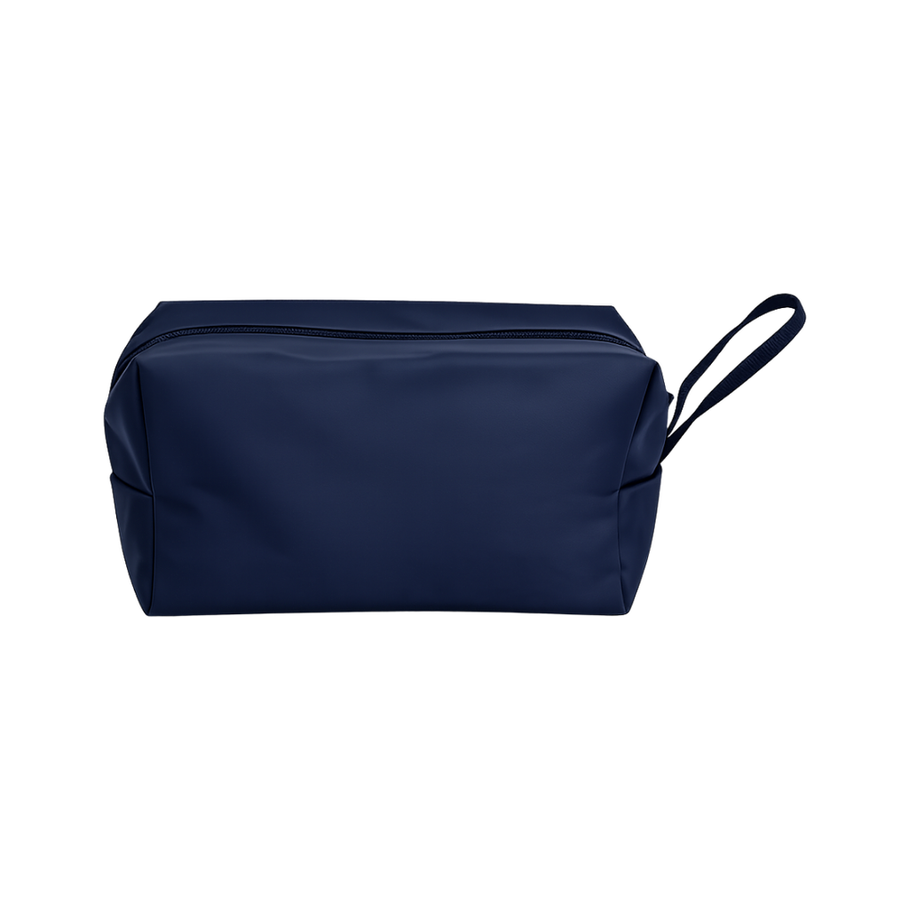 [B670050] COSMETIQUERA, PU, AZUL OSCURO, 22*13*10 cm, SOFT TOUCH