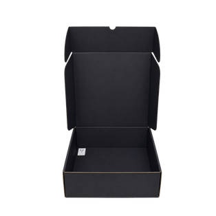 CAJA, CARTÓN, NEGRO, 26.5 x 9 x 30 cm, DE PRESENTACIÓN TAMAÑO XL