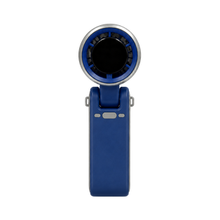 VENTILADOR, PLÁSTICO, AZUL OSCURO, 5.2 *5.9 *17.2 cm, RIBAND CON CINTA Y CABEZA MÓVIL
