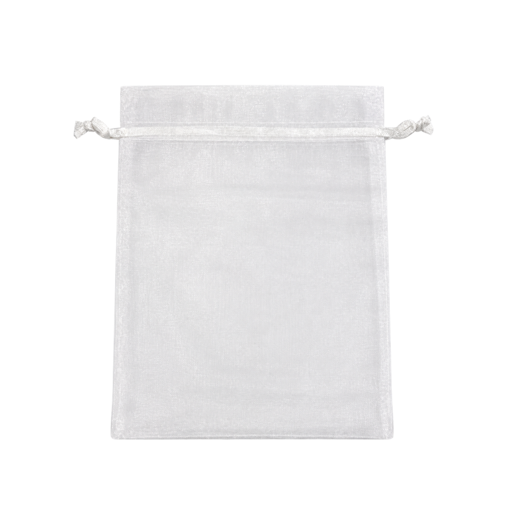 [F430146] bolsa de organza 10*12 cm blanca