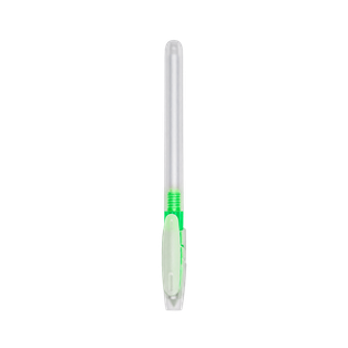 lapiceros, plástico, verde,  nd, translucido