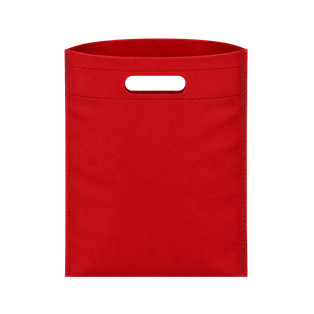 bolsa, ecologico, rojo, 20*25 centimetros, 40gsm mini sellada