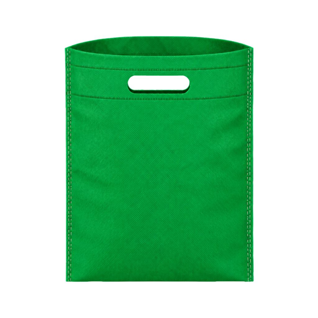 [P294483] bolsa, tela ecológica, verde, 20*25 centimetros, mini sellada 40 gsm