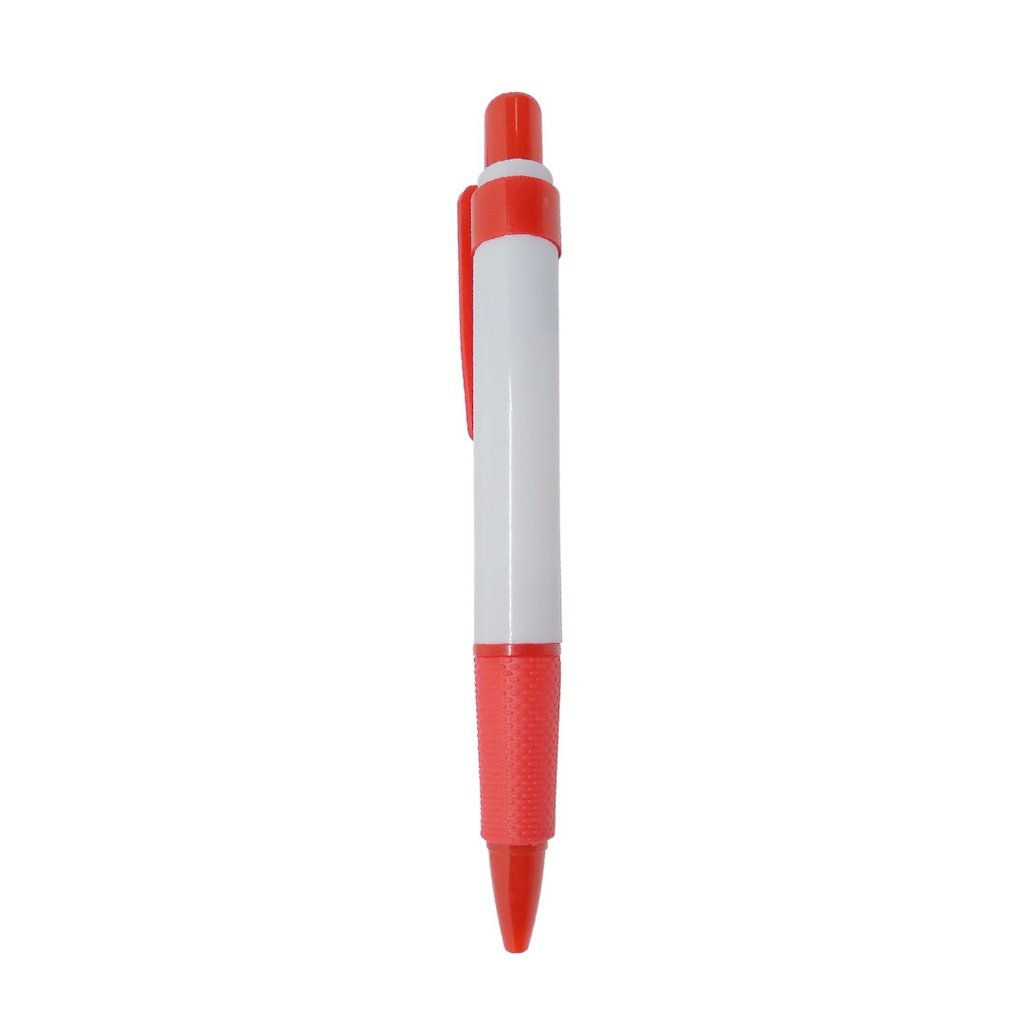 [P280045] lapiceros, plástico, rojo, 13.4cm centimetros, brumos con goma antideslizante