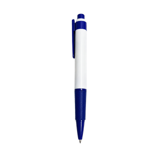 lapiceros, plástico, azul reflex, 13.4 centimetros, brumos con goma antideslizante