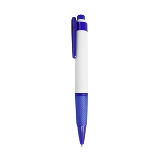 lapiceros, plástico, azul reflex, 13.4 centimetros, brumos con goma antideslizante