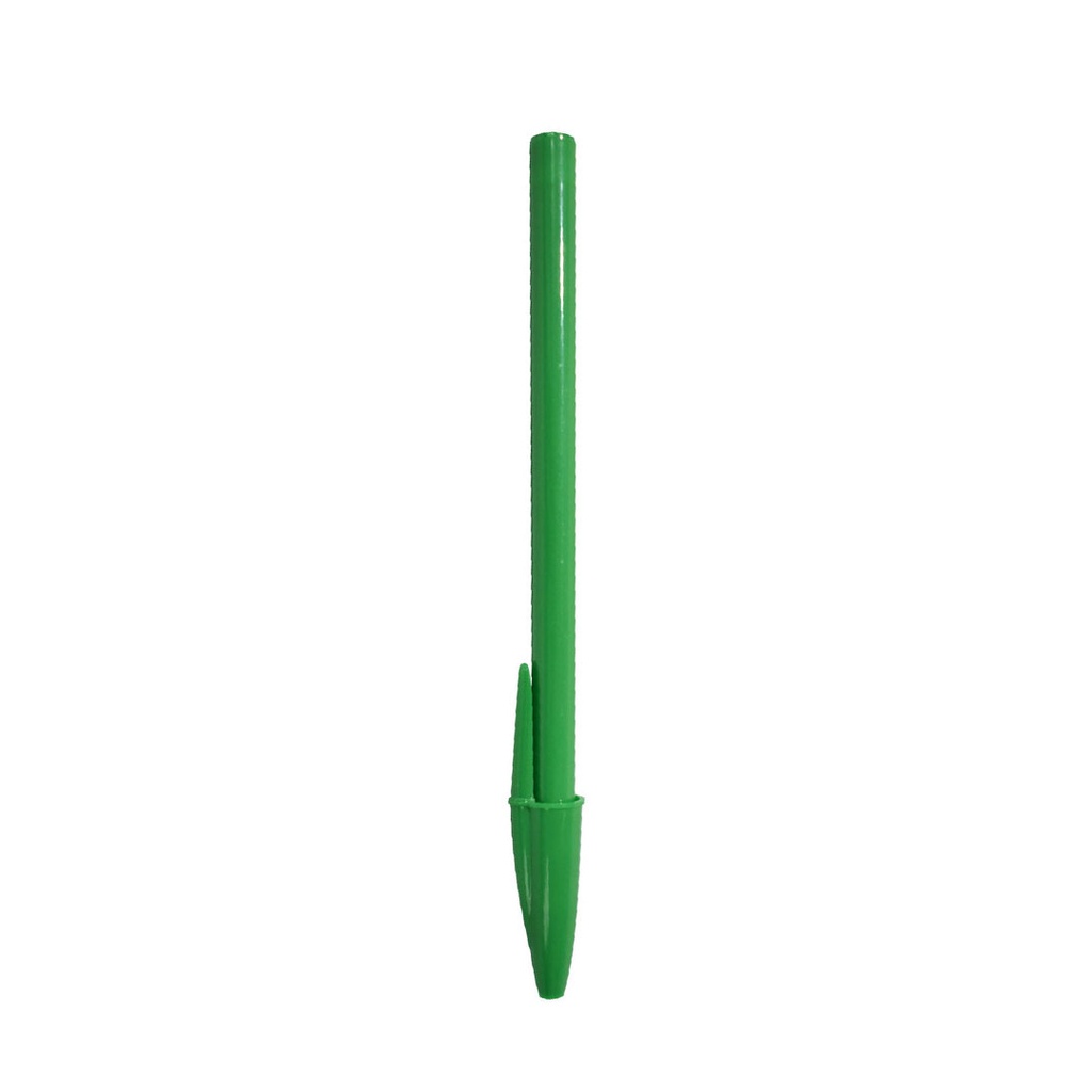 [P280670] lapiceros, plástico, verde, 14.5 centimetros, alfa con cuerpo de color solido