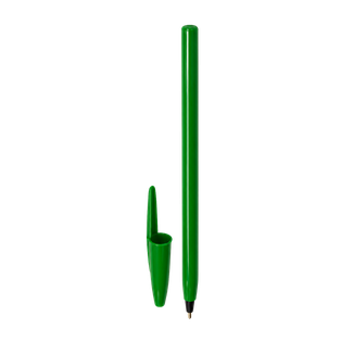 lapiceros, plástico, verde, 14.5 centimetros, alfa con cuerpo de color solido
