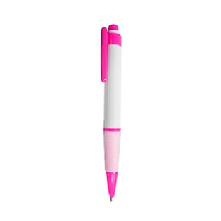 lapiceros, plástico, rosado, 13.4 centimetros, brmos con goma antideslizante