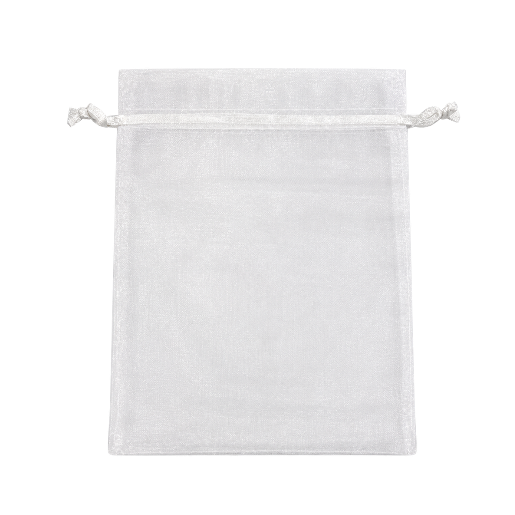 [F430140] bolsa de organza 13*18 cm blanca
