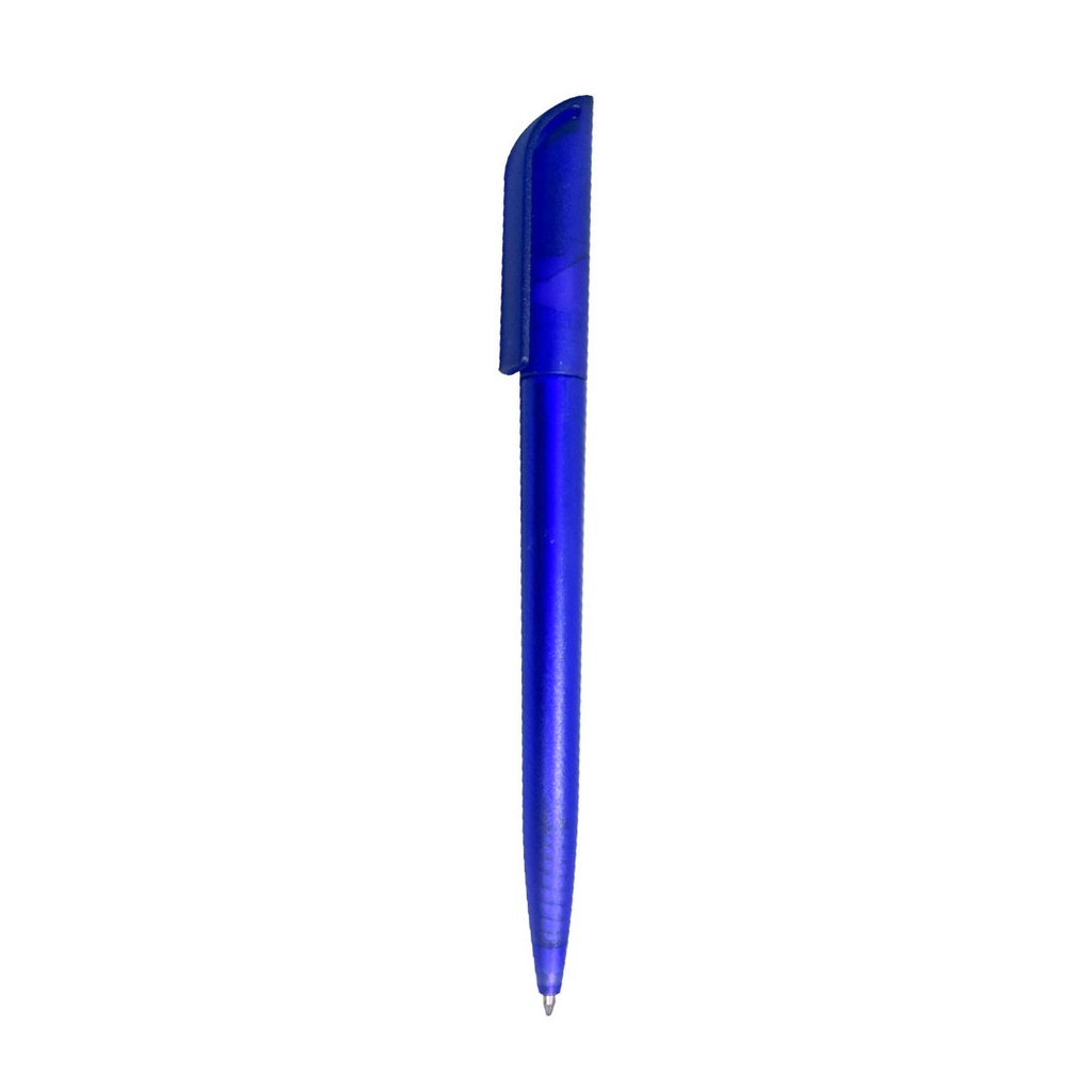 [P280103] lapiceros, plástico, azul reflex, 13 centimetros, frost