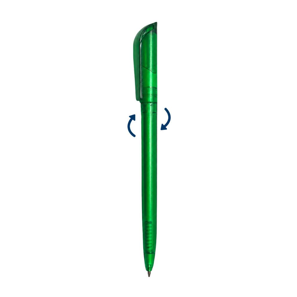 [P280106] lapiceros, plástico, verde, 13 centimetros, frost