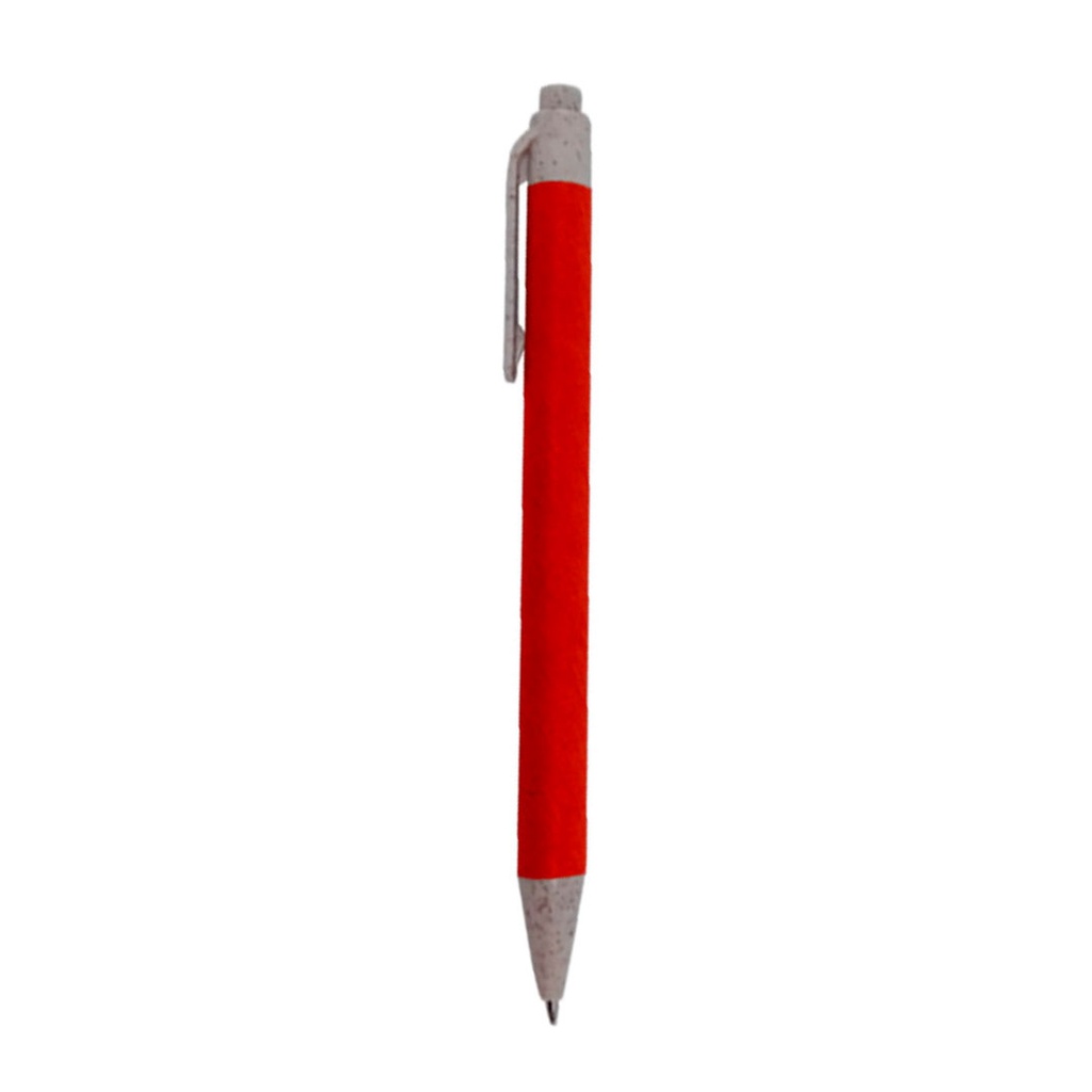 [P294166] lapiceros, fibra de trigo, rojo, woody de , carton