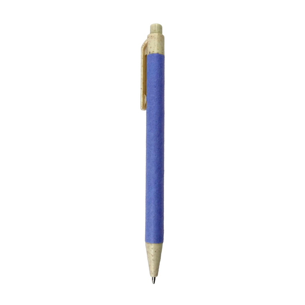 [P294167] lapiceros, fibra de trigo, azul reflex, woody de , carton