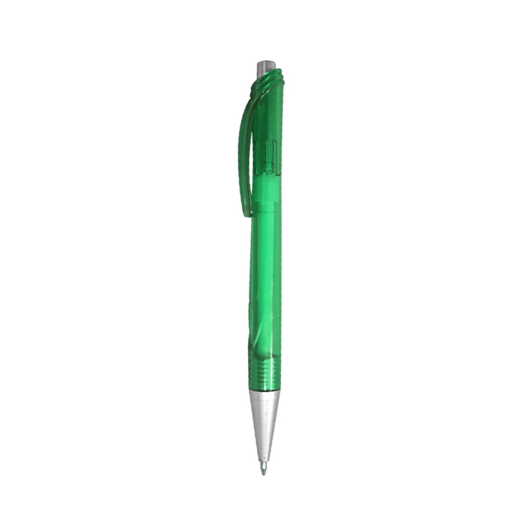 [P280476] lapiceros, plástico, verde, 14 centimetros, cristal,