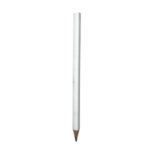 lapiz, madera, blanco, 0.95 centimetros, triangular