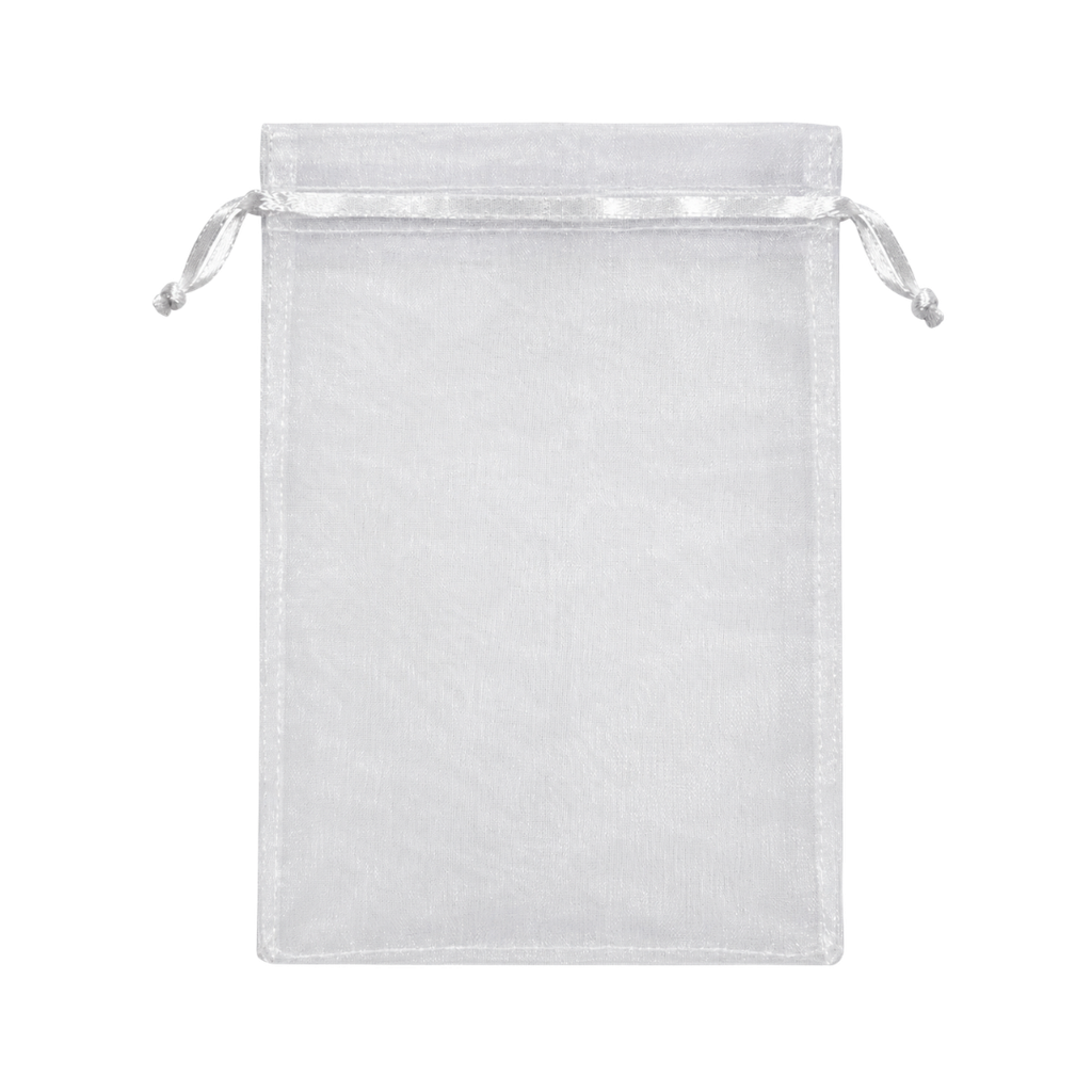 [F430139] bolsa de organza 15*20 cm blanca