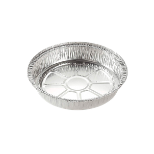 recipiente, aluminio, plateado, 14.5*4 centimetros, redondo con tapadera