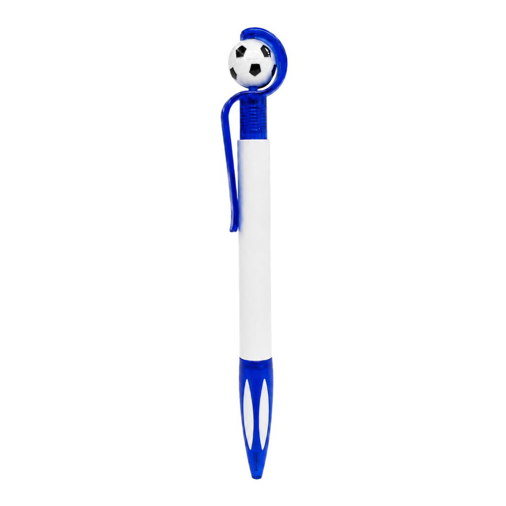 [P285973] lapiceros, plástico, azul, 15 centimetros, chilena con pelota giratoria