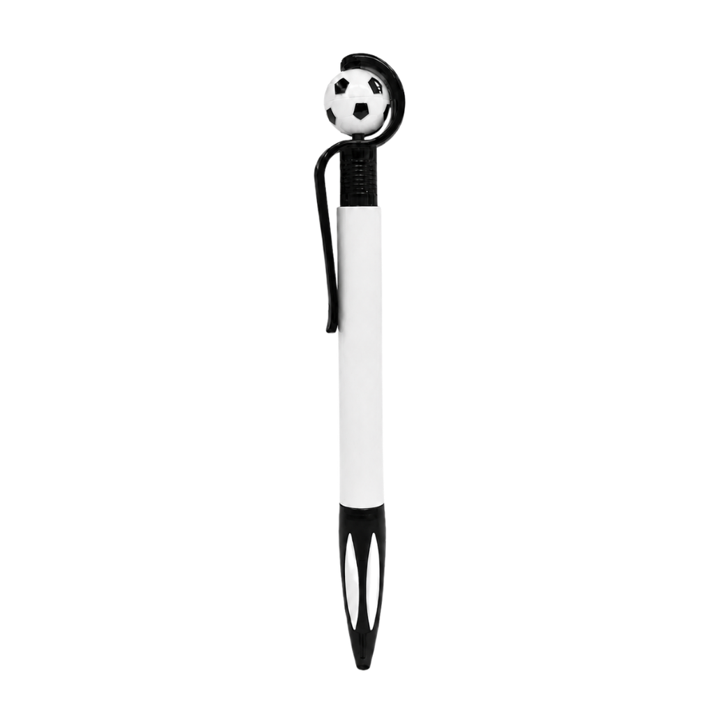 [P285974] lapiceros, plástico, negro, 15 centimetros, chilena con pelota giratoria