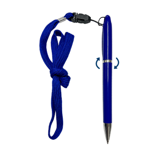 lapicero delta con pita azul reflex