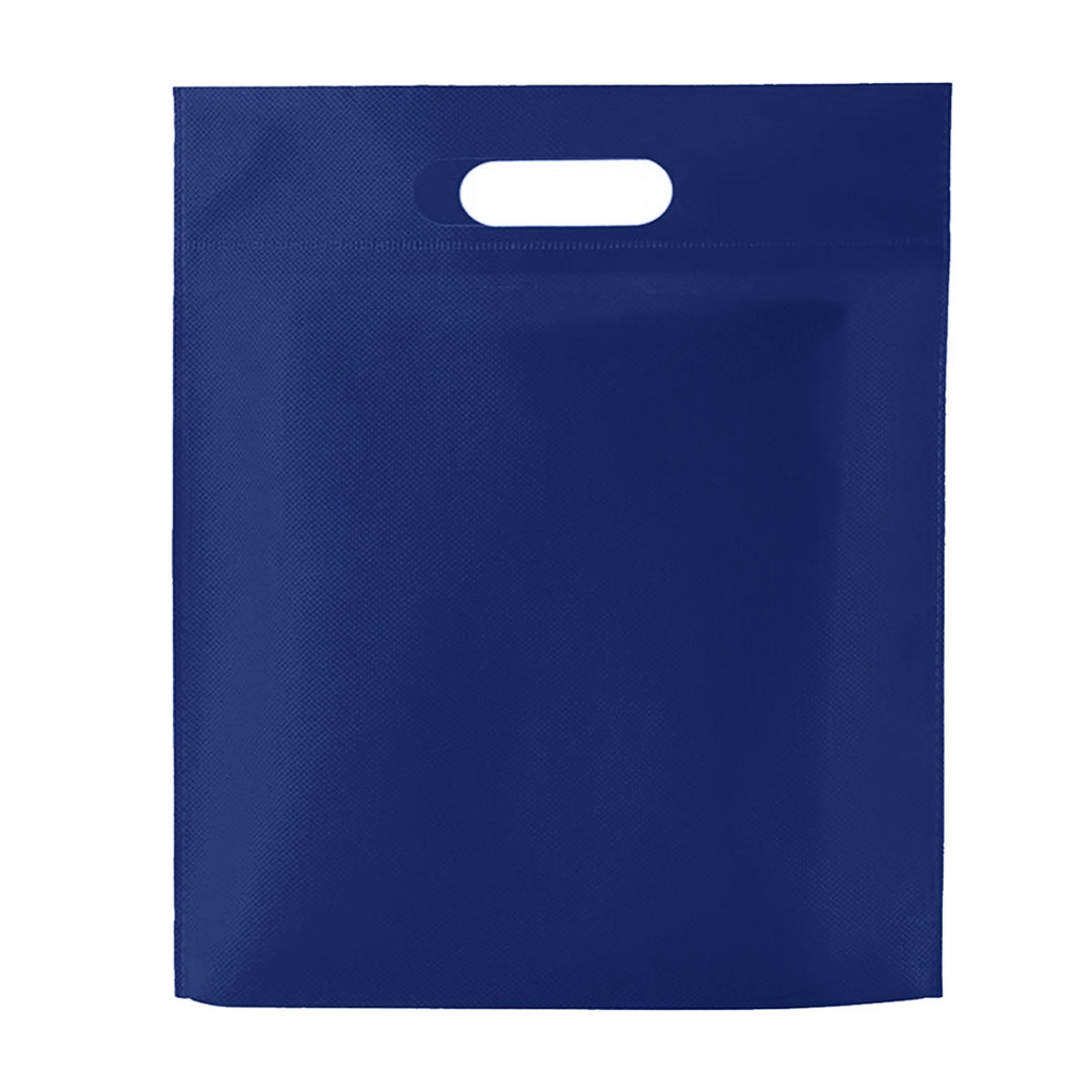 [P294111] bolsa, tela ecológica, azul marino, 37*32*8.5 centimetros, sobre sellada