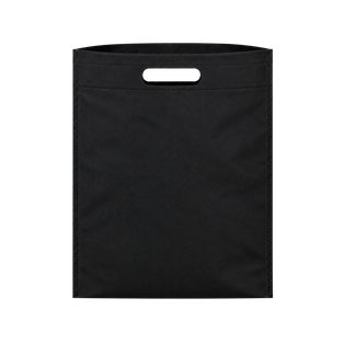 bolsa, tela ecológica, negro, 37*32*8.5 centimetros, sobre sellada