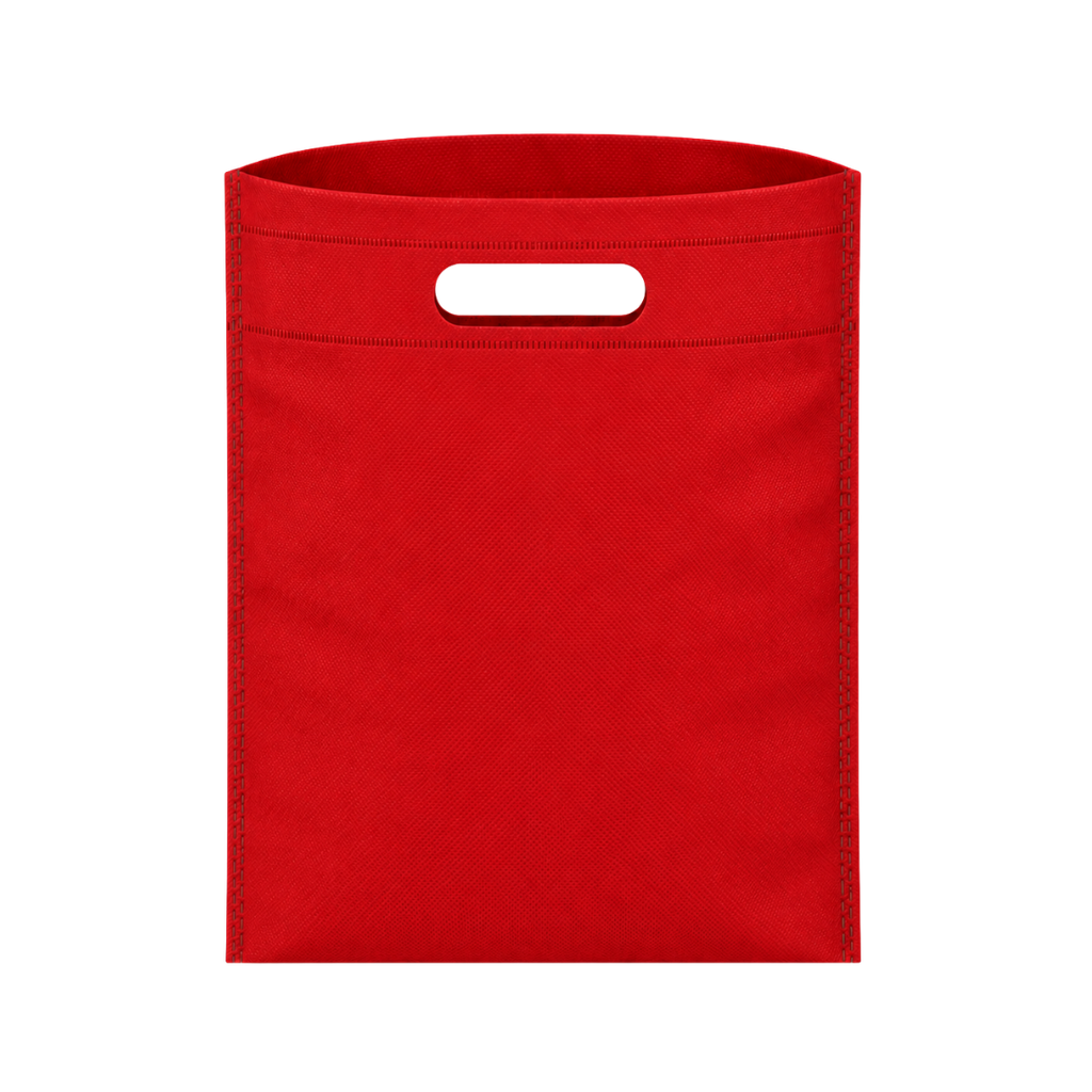 [P294114] bolsa, tela ecológica, rojo, 37*32*8.5 centimetros, sobre sellada
