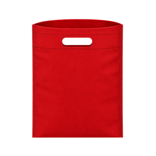 bolsa, tela ecológica, rojo, 37*32*8.5 centimetros, sobre sellada