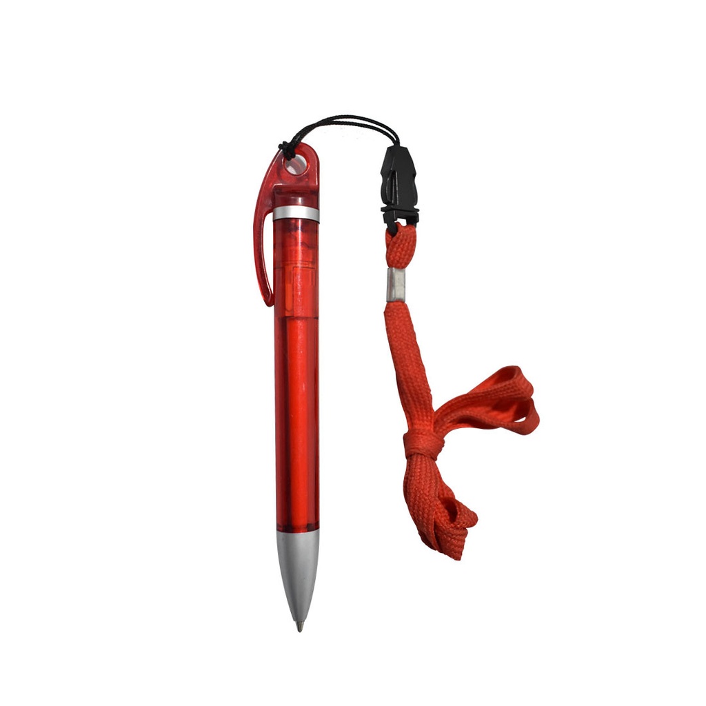 [P280660] lapiceros, plástico, rojo,  nd, hidra con pita