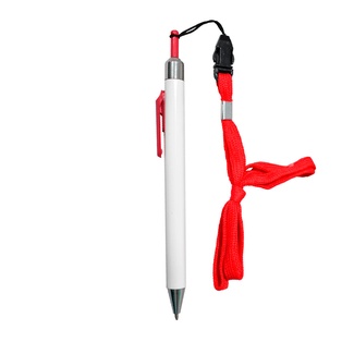 lapiceros, plástico, rojo,  nd, con pita