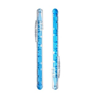 lapiceros, plástico, azul,  nd, transparente