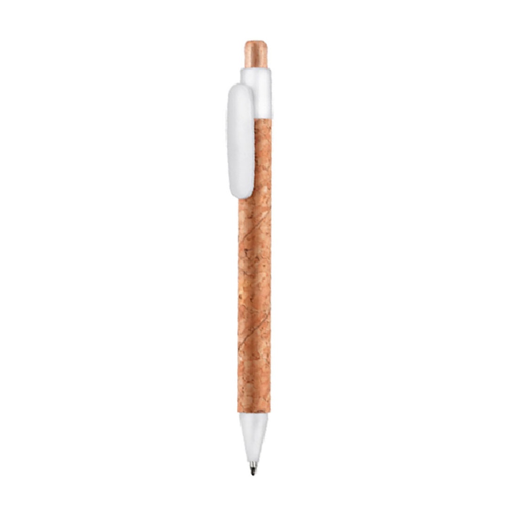 [P294172] lapiceros, fibra de trigo, blanco, peel de , corcho