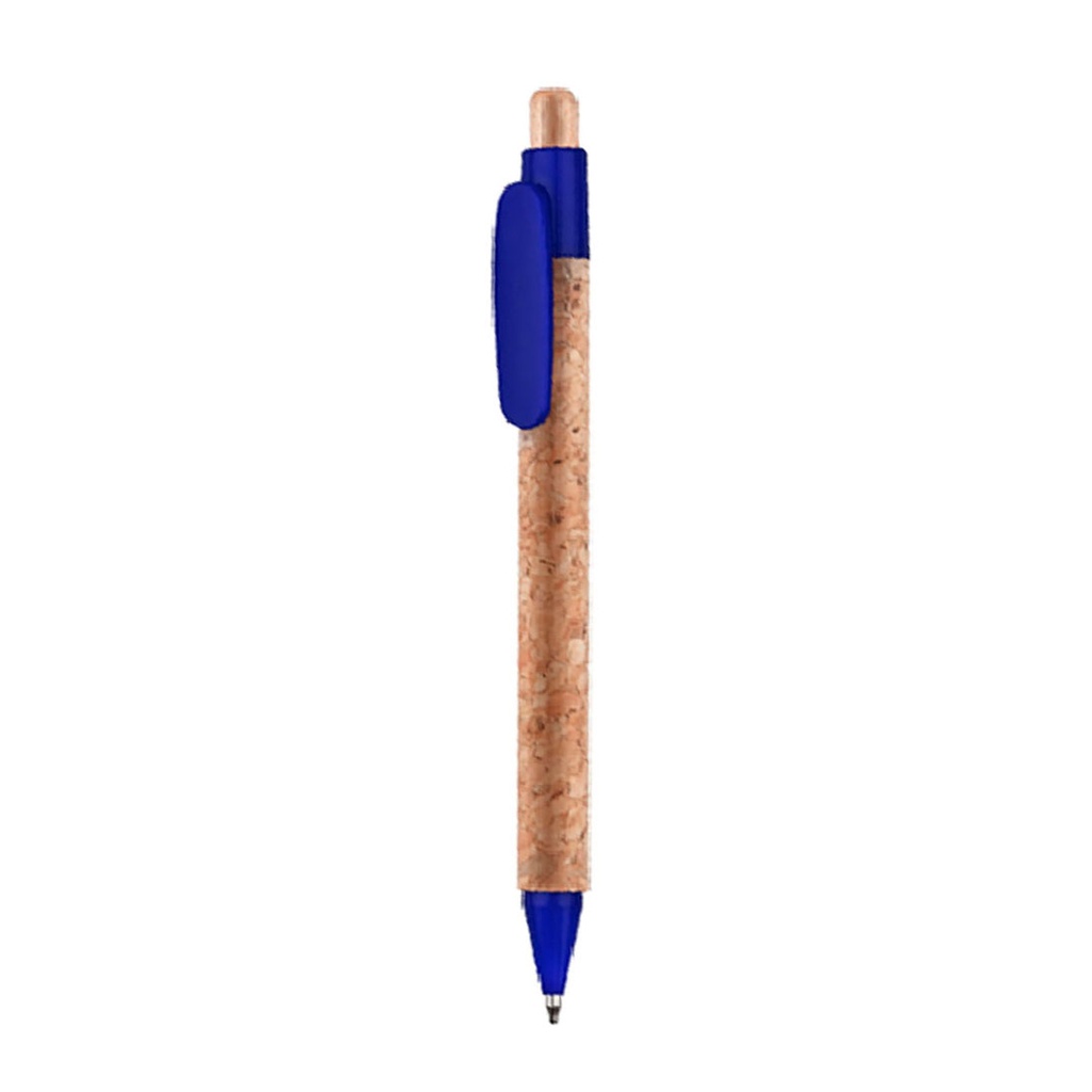 [P294174] lapiceros, fibra de trigo, azul reflex, peel , de corchos