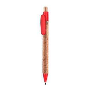 lapiceros, fibra de trigo, rojo, peel , de corcho