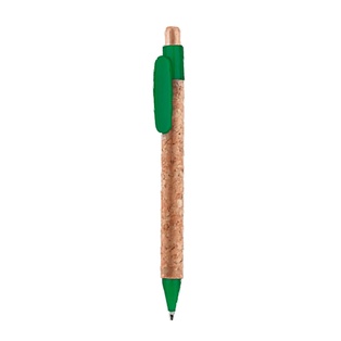 lapiceros, fibra de trigo, verde oscuro, peel , de corcho