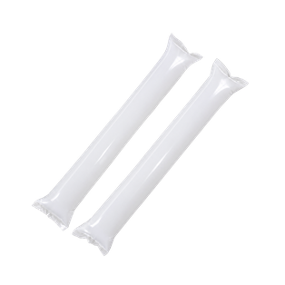 set de 2 pcs aplaudidor, inflable plastico, blanco, 8 mic 60*10 , cm