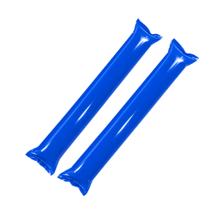 set de 2 pcs aplaudidor, inflable plastico, azul reflex, 8 mic 60*10 , cm