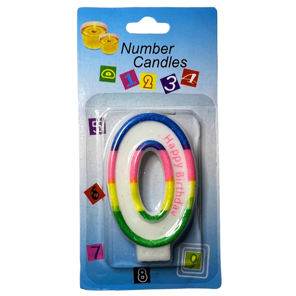 [F410163] candela party orilla, , color arcoiris,  , numero 0