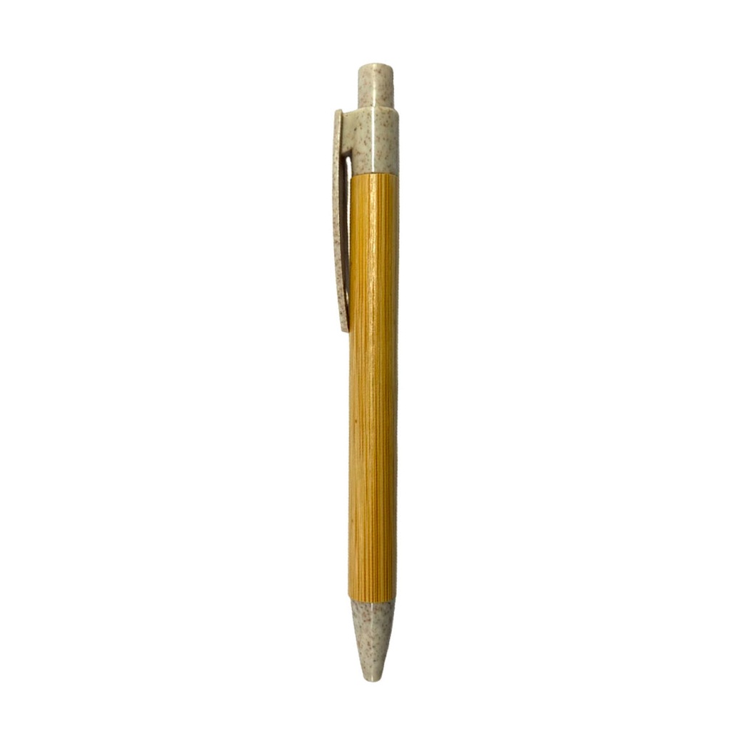 [P294177] lapiceros, fibra de trigo, blanco, 1.1*14.2 centimetros, de bambu