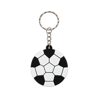 llaveros, pvc, blanco,  nd, em forma de pelota a cuadros