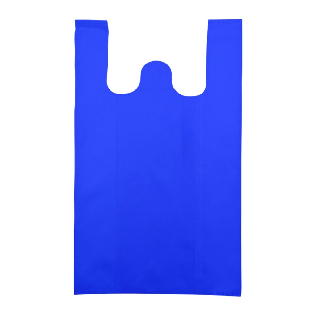 [P294145] bolsa gabacha, tela ecológica, azul reflex, sellada 36*60*16 , cm 40 gsm