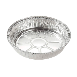 recipiente, aluminio, plateado, 21.5*4.7 centimetros, redondo con tapa