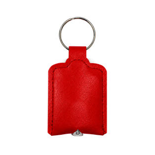 llaveros, cuero, rojo, 4.2*8.6 centimetros, con linterna,